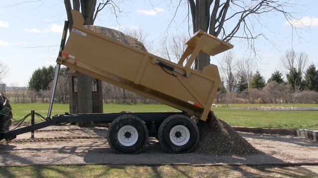12 Ton Off Road Construction Dump Trailer