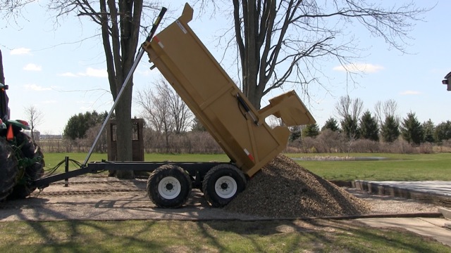 12 Ton Off Road Construction Dump Trailer